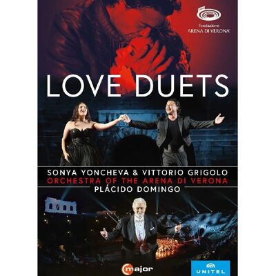 C Major Entertainment Love Duets - Sonya Yoncheva & Vittorio Grigolo - Arena di Verona - DVD - Publicité C Major Entertainment Love Duets - Sonya Yoncheva & Vittorio Grigolo - Arena di Verona - DVD - Publicité