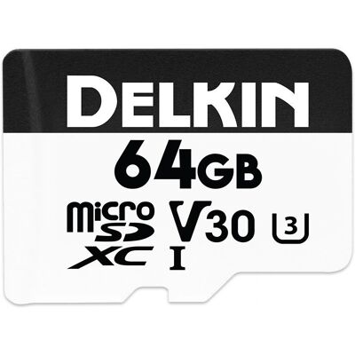 Delkin Hyperspeed UHS-I microSD 64GB - Speicherkarte Delkin Hyperspeed UHS-I microSD 64GB - Speicherkarte