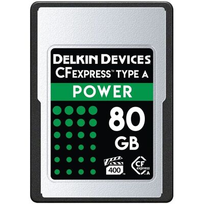 Delkin Power CFexpress Typ A 80 GB Speicherkarte - Professionelle Video & Foto Delkin Power CFexpress Typ A 80 GB Speicherkarte - Professionelle Video & Foto