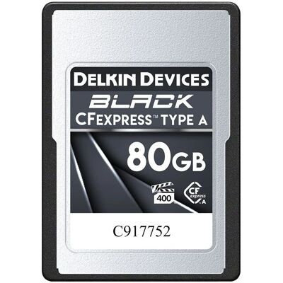 Delkin Black Cfexpress 80 GB - Speicherkarte Delkin Black Cfexpress 80 GB - Speicherkarte