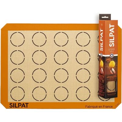 Tapis de cuisson Silpat - 20 empreintes macarons - Antiadhésif & Réutilisable - France - Publicité Tapis de cuisson Silpat - 20 empreintes macarons - Antiadhésif & Réutilisable - France - Publicité