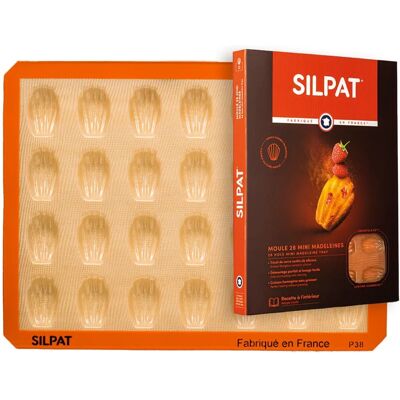 Moule à madeleines en silicone 16 pièces de Maison Demarle - Publicité Moule à madeleines en silicone 16 pièces de Maison Demarle - Publicité
