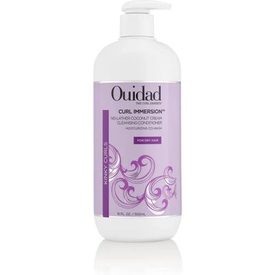 Ouidad Brand Model Kinky Curls No-Lather Coconut Cream Cleansing Conditioner - Hair Care Ouidad Brand Model Kinky Curls No-Lather Coconut Cream Cleansing Conditioner - Hair Care