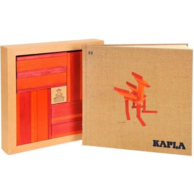 Kapla 40 Rote/Orange Baukasten Kapla 40 Rote/Orange Baukasten