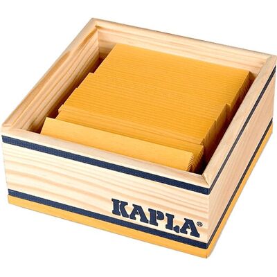 KAPLA C40J Bouwspeelgoed - 40-delige Gele Constructieset KAPLA C40J Bouwspeelgoed - 40-delige Gele Constructieset