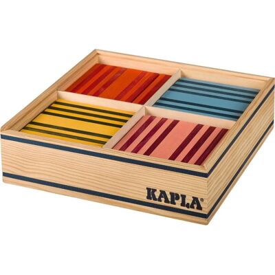 KAPLA Octocolor Bouwspeelgoed - 100 houten planken in 8 kleuren KAPLA Octocolor Bouwspeelgoed - 100 houten planken in 8 kleuren