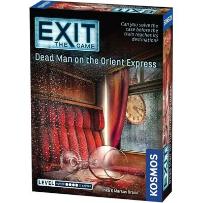 Thames and Kosmos Exit The Game Dead Man On The Orient Express Card Game - Mystery Detective Family Puzzle Thames and Kosmos Exit The Game Dead Man On The Orient Express Card Game - Mystery Detective Family Puzzle