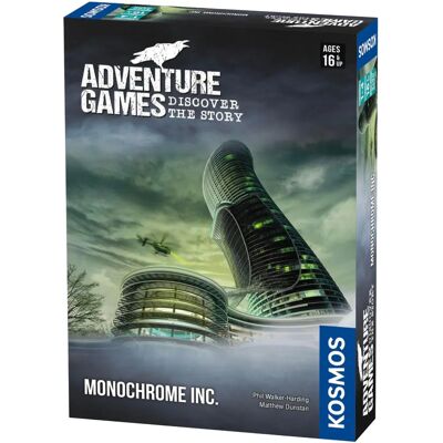 Thames and Kosmos Adventure Games Monochrome Inc. Board Game - Cooperative Mystery for Ages 16+ Thames and Kosmos Adventure Games Monochrome Inc. Board Game - Cooperative Mystery for Ages 16+