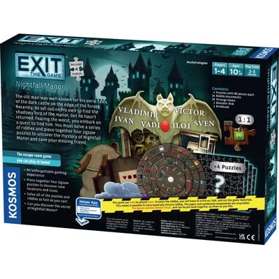 Thames & Kosmos Nightfall Manor - Puzzle & Spiel Thames & Kosmos Nightfall Manor - Puzzle & Spiel