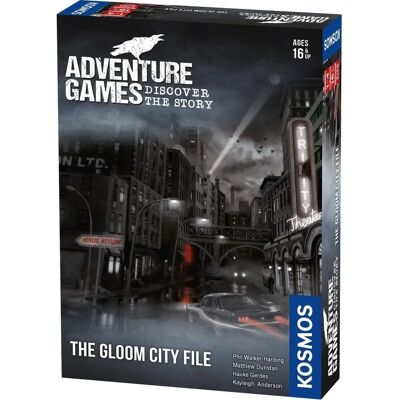 Thames and Kosmos Adventure Game The Gloom City File - Cooperative Board Game Thames and Kosmos Adventure Game The Gloom City File - Cooperative Board Game