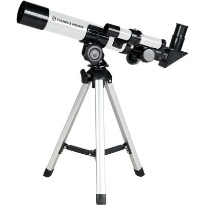 Thames & Kosmos 677016 Telescope - 100x Black & White - Educational STEM Kit Thames & Kosmos 677016 Telescope - 100x Black & White - Educational STEM Kit