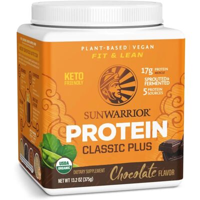 Sunwarrior Classic Plus Protein - Plant Based, Chocolate - Protein Powder Sunwarrior Classic Plus Protein - Plant Based, Chocolate - Protein Powder