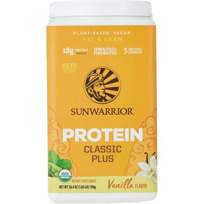 Proteina Classic Plus Vaniglia Sunwarrior - 750g Proteina Classic Plus Vaniglia Sunwarrior - 750g