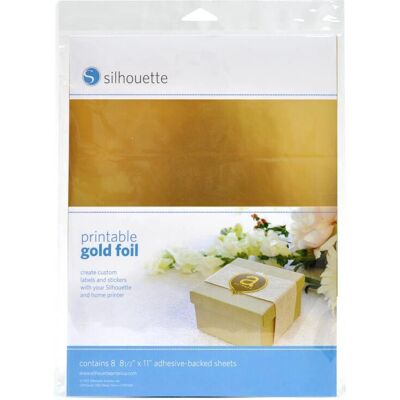 Silhouette Goldfolie-MEDIA-GLD-ADH Selbstklebende Etikett - Etikett Silhouette Goldfolie-MEDIA-GLD-ADH Selbstklebende Etikett - Etikett