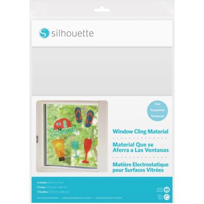 Silhouette - MEDIA-CLING-CLR - Rectangle - Window Cling Silhouette - MEDIA-CLING-CLR - Rectangle - Window Cling