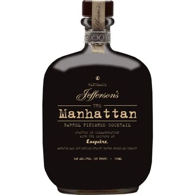 Jefferson's Bourbon Manhattan Barrel Finished Cocktail - Cocktail - Publicité Jefferson's Bourbon Manhattan Barrel Finished Cocktail - Cocktail - Publicité