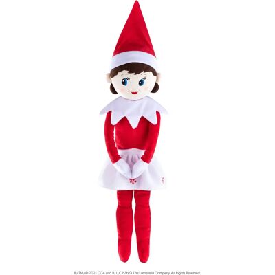Elf on the Shelf Huggable Doll - 80cm, Blue Eyes, Girl, Plush Elf on the Shelf Huggable Doll - 80cm, Blue Eyes, Girl, Plush