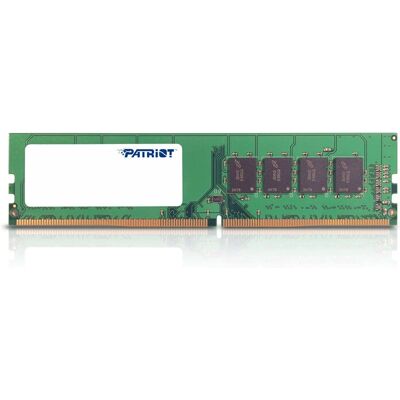 Módulo de memória Patriot Memory 8GB DDR4 - Verde - 2400 MHz - CL16 CL17 - DIMM 288 pinos - Não ECC Módulo de memória Patriot Memory 8GB DDR4 - Verde - 2400 MHz - CL16 CL17 - DIMM 288 pinos - Não ECC