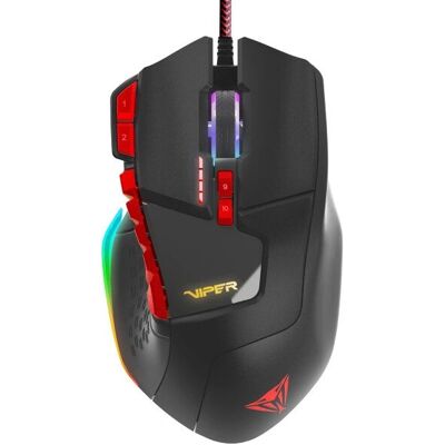 Mouse Gaming Patriot Memory PV570LUXWK - 12000 DPI, RGB, 13 Pulsanti Mouse Gaming Patriot Memory PV570LUXWK - 12000 DPI, RGB, 13 Pulsanti