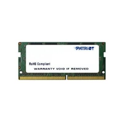 Memoria Patriot Signature Line DDR4 4GB SODIMM - RAM Notebook - Verde Memoria Patriot Signature Line DDR4 4GB SODIMM - RAM Notebook - Verde