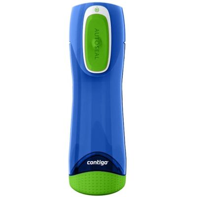 Contigo Swish AutoSeal Waterfles 500ml Blauw Groen Contigo Swish AutoSeal Waterfles 500ml Blauw Groen