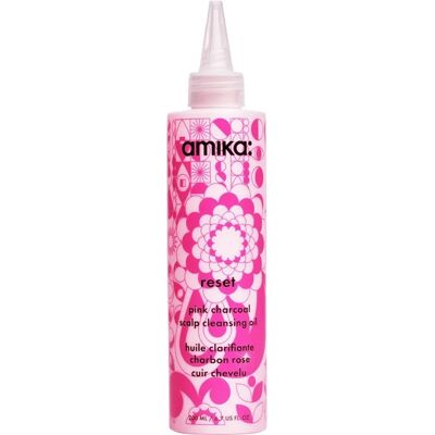 Amika: Reset Pink Charcoal Scalp Cleansing Oil - Ulei de curățare a scalpului Amika: Reset Pink Charcoal Scalp Cleansing Oil - Ulei de curățare a scalpului