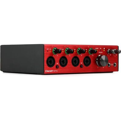 Focusrite Clarett+ 4Pre USB - Ääniliitäntä - Korkealaatuinen tallennus Macille ja PC:lle Focusrite Clarett+ 4Pre USB - Ääniliitäntä - Korkealaatuinen tallennus Macille ja PC:lle