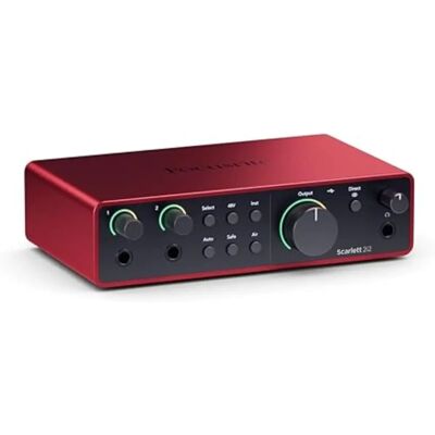 Focusrite Scarlett 2i2 – 4. Generation (USB), Audio Interface, Schwarz Focusrite Scarlett 2i2 – 4. Generation (USB), Audio Interface, Schwarz