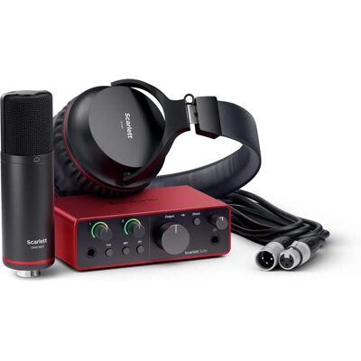 Focusrite Scarlett Solo 4. Generation - Audio-Interface Studio-Paket Focusrite Scarlett Solo 4. Generation - Audio-Interface Studio-Paket