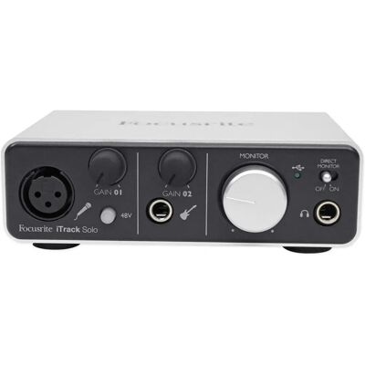 Focusrite iTrack Solo Lightning - Interface audio - Publicité Focusrite iTrack Solo Lightning - Interface audio - Publicité