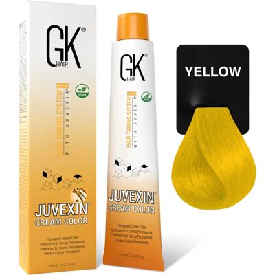 Gkhair Gelbe Haarfarbe - Haarfarbe - Lebhaft & Langanhaltend Gkhair Gelbe Haarfarbe - Haarfarbe - Lebhaft & Langanhaltend