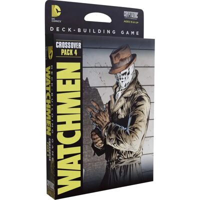 Cryptozoic Jeu de société DC Comics - Extension Watchmen - Pack de Croisement 4 - Publicité Cryptozoic Jeu de société DC Comics - Extension Watchmen - Pack de Croisement 4 - Publicité