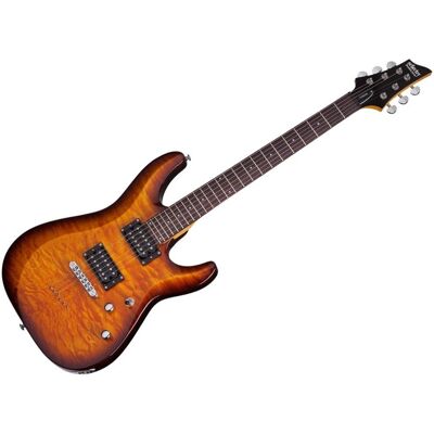 Schecter C-6 Plus Vintage Sunburst - Guitare électrique - Publicité Schecter C-6 Plus Vintage Sunburst - Guitare électrique - Publicité