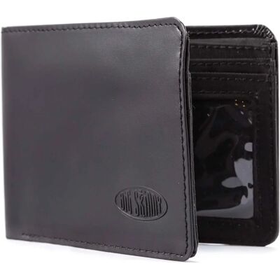 Big Skinny Schwarze L-Fold Passcase Schlanke Brieftasche - Wallet Big Skinny Schwarze L-Fold Passcase Schlanke Brieftasche - Wallet