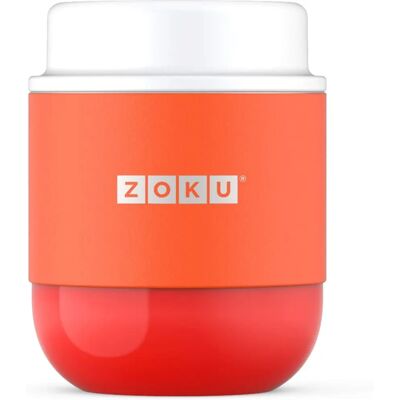 ZOKU Lebensmitteldose 296ml - Orange - Stapelbar ZOKU Lebensmitteldose 296ml - Orange - Stapelbar
