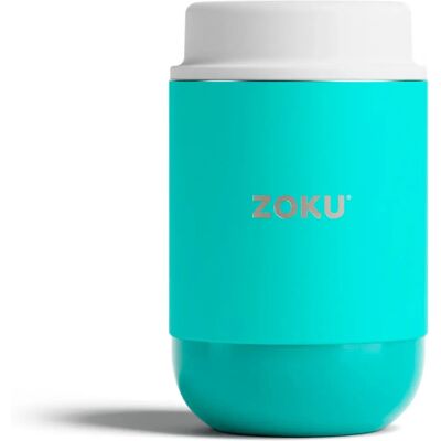 Zoku Food Jar 473ml - Teal - Stackable Insulated Food Can Zoku Food Jar 473ml - Teal - Stackable Insulated Food Can