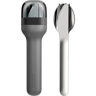 Zoku Pocket Utensil Set - Stainless Steel Cutlery - Reusable - Black Zoku Pocket Utensil Set - Stainless Steel Cutlery - Reusable - Black