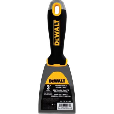 DeWalt Edelstahl Spachtel 3" mit Soft Grip - Spachtel DeWalt Edelstahl Spachtel 3" mit Soft Grip - Spachtel