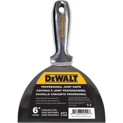DeWalt - DXTT-2-406 - Acier inoxydable - 6in Spatule DeWalt - DXTT-2-406 - Acier inoxydable - 6in Spatule