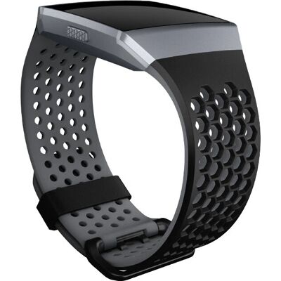 Fitbit FB-164SBBKS Band Black Aluminium Elastomer - Smartwatch Band Fitbit FB-164SBBKS Band Black Aluminium Elastomer - Smartwatch Band