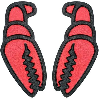Crab Grab Mega Klauwen Zwart Rood Unisex Pad - Snowboard Accessoire Crab Grab Mega Klauwen Zwart Rood Unisex Pad - Snowboard Accessoire