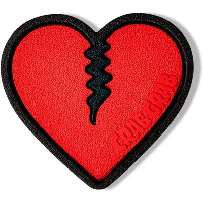 CRAB GRAB Mega Heart Zwart Rood Unisex - Pad - Snowcamp Spullen CRAB GRAB Mega Heart Zwart Rood Unisex - Pad - Snowcamp Spullen