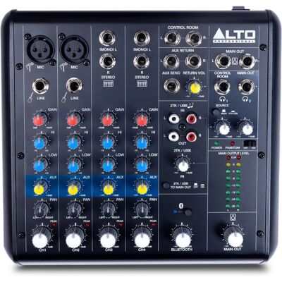 Alto TrueMix 600 Mixer Analógico - Portátil com Bluetooth e USB Alto TrueMix 600 Mixer Analógico - Portátil com Bluetooth e USB