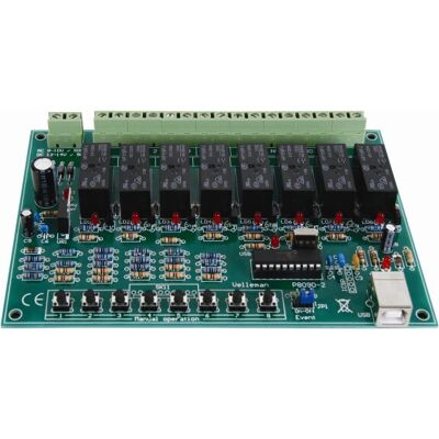 Relé elétrico Velleman VM8090 - Preto, Verde Relé elétrico Velleman VM8090 - Preto, Verde
