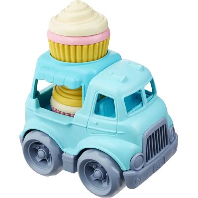Green Toys Camion di Cupcakes - Blu, 2 cupcakes - Camion Giocattolo Green Toys Camion di Cupcakes - Blu, 2 cupcakes - Camion Giocattolo