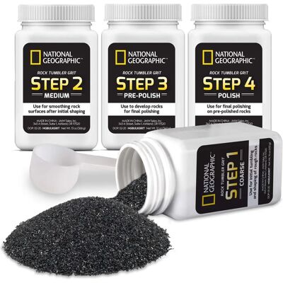 NATIONAL GEOGRAPHIC - Grit Refill - Rock Tumbler - Accessory NATIONAL GEOGRAPHIC - Grit Refill - Rock Tumbler - Accessory