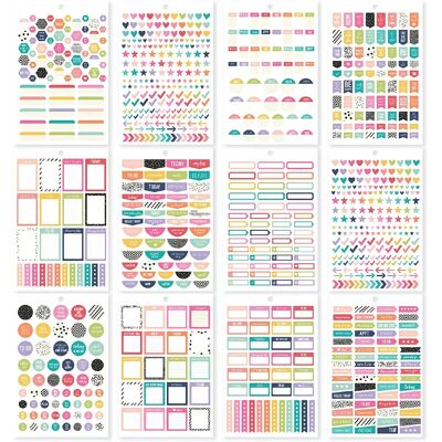 Pukka Pads A5 Sticker Tablet - Planner Basics Pukka Pads A5 Sticker Tablet - Planner Basics