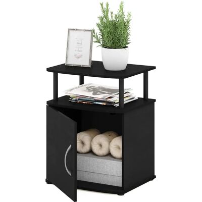 Furinno Jaya Schwarzer Beistelltisch - Beistelltisch Furinno Jaya Schwarzer Beistelltisch - Beistelltisch