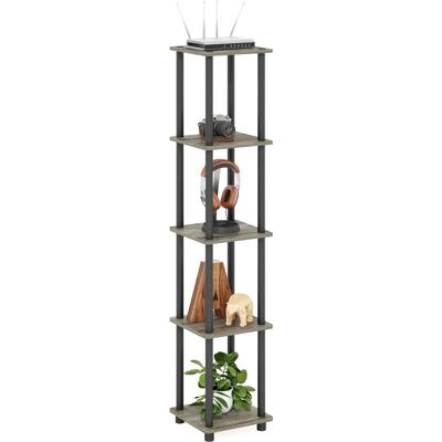 Furinno Turn-N-Tube 5-Tier Corner Shelf - Shelf Furinno Turn-N-Tube 5-Tier Corner Shelf - Shelf
