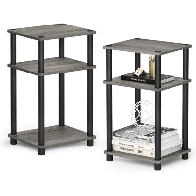 Furinno Just 3-Tier Turn-N-Tube Beistelltisch - Beistelltisch Furinno Just 3-Tier Turn-N-Tube Beistelltisch - Beistelltisch